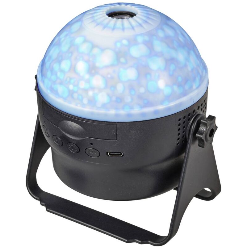 foto del prodotto ws ms5w02d proiettore led da tavolo galaxy led monocolore rgb nero