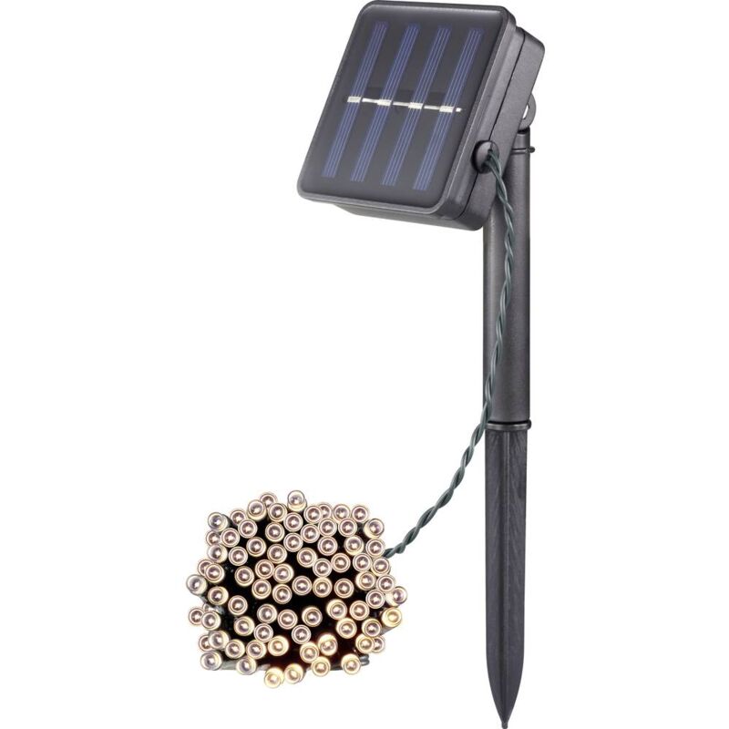 foto del prodotto ws sl02 100l catena luminosa solare led monocolore 0.3 w verde
