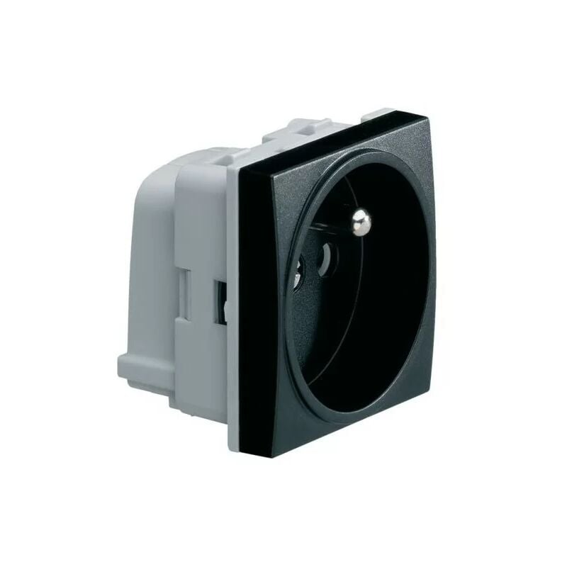 foto del prodotto ws100n presa 2p t systo inserto 16a 250v nero hager