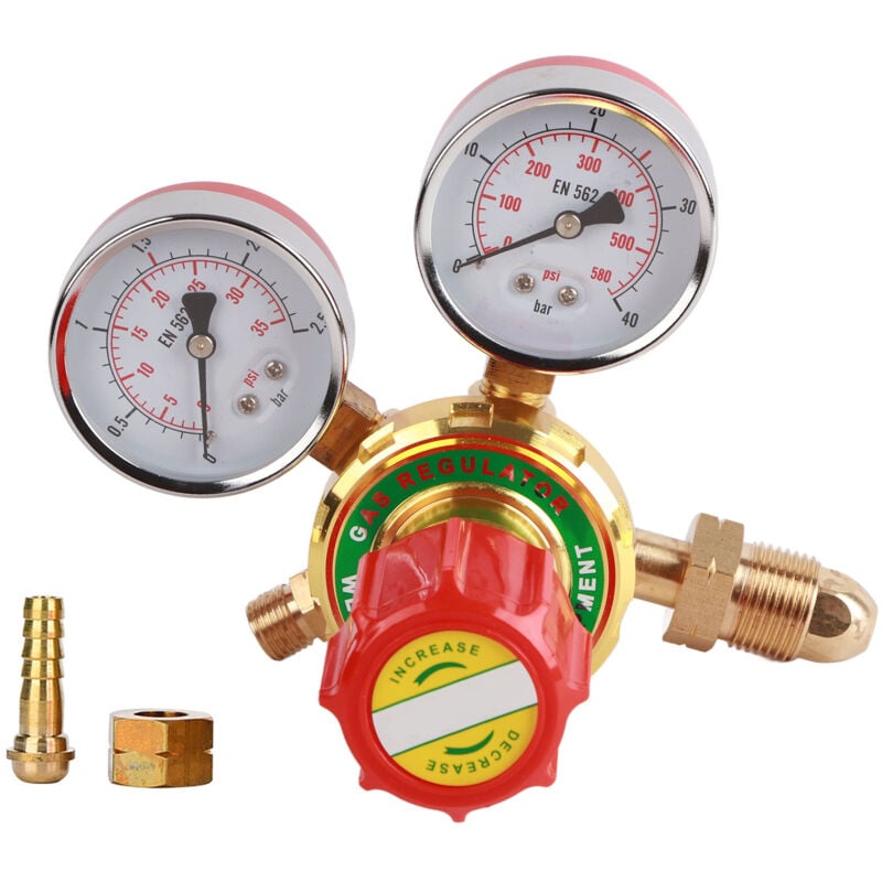 foto del prodotto wx yqe 03 60 misuratore di acetilene riduttore di pressione per gas acetilene per kit di taglio per saldatura con cannello a gas g5 8 cga580 eosnow