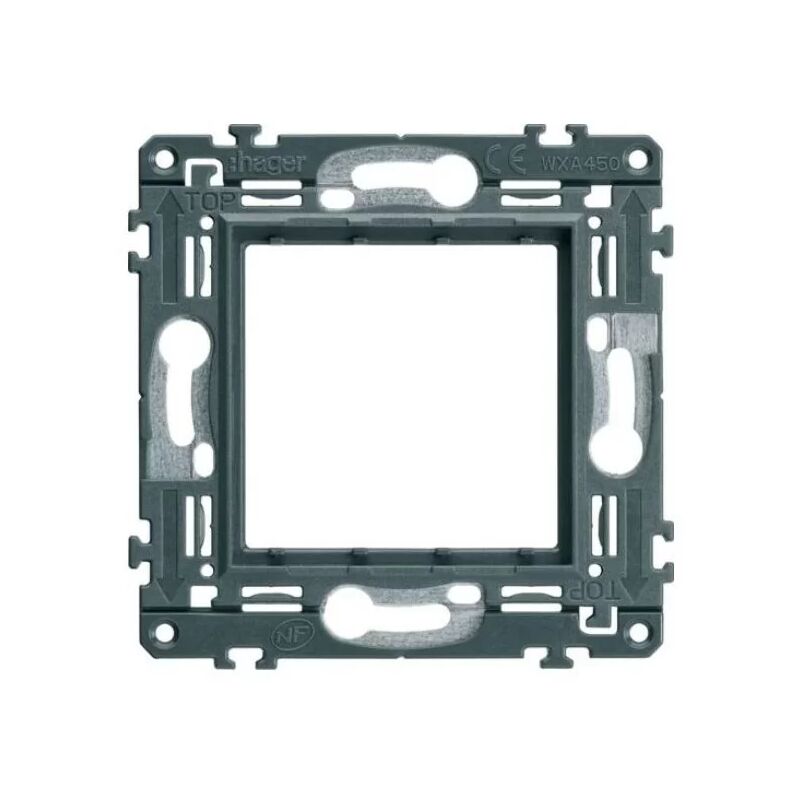 foto del prodotto wxa450 gallery supporta 2 moduli interruttore hager