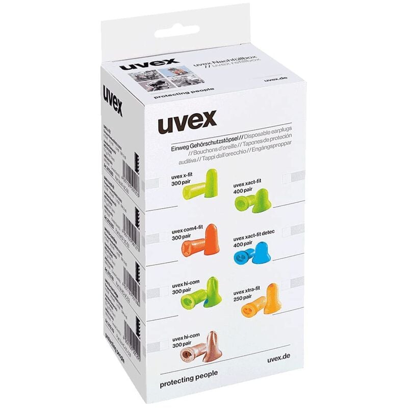 foto del prodotto x fit 2112022 tappi auricolari protettivi monouso 300 paia uvex
