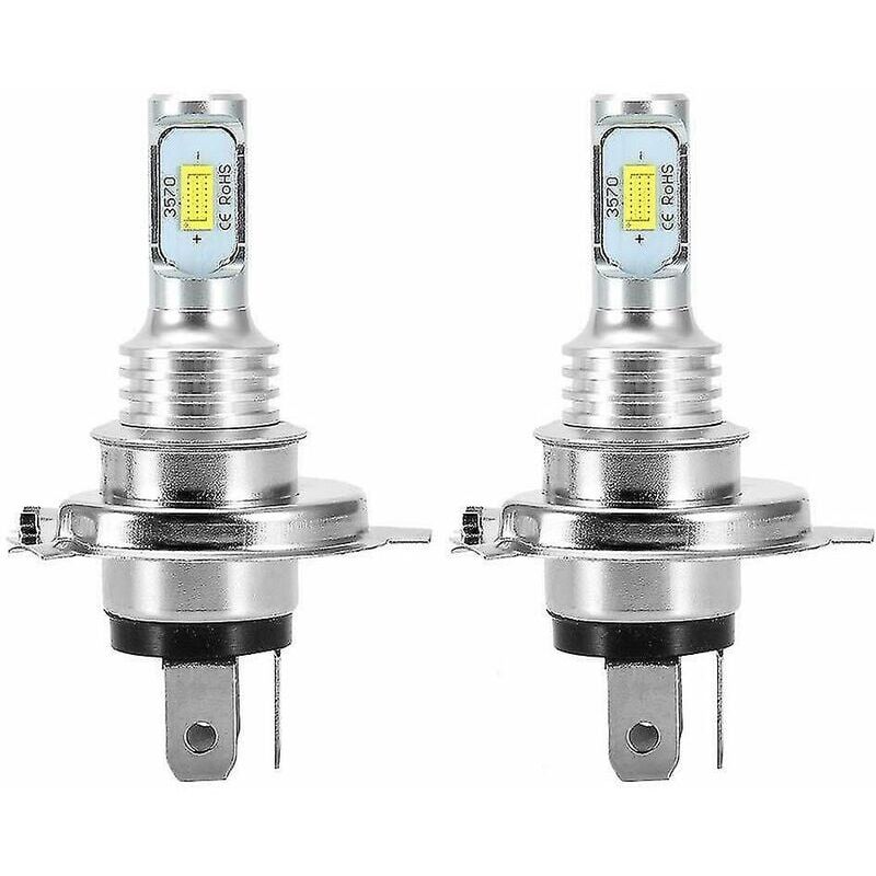 foto del prodotto x h4 9003 hb2 6000k super white csp kit lampadine led per fari subaoe 