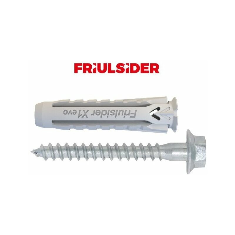 foto del prodotto x1 evo tassello universale 4 settori con vite ter legno con rondella friulsider