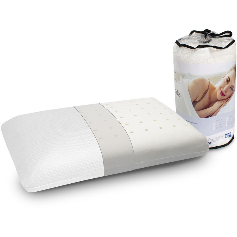 foto del prodotto xaluca cuscino comfort 80x35 viscoelastico. rimovibile e lavabile. ergonomico.