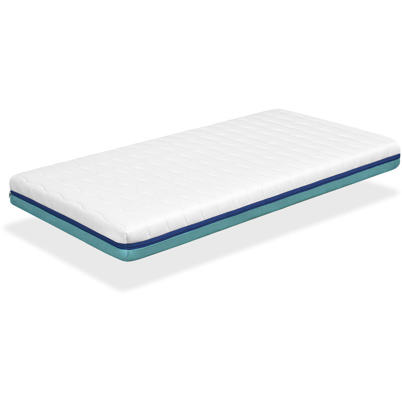 foto del prodotto xaluca materasso 90x180 basic pro, alto 13 cm, sfoderabile, ergonomico, traspirante, lavabile, memory. ideale per letto estraibile