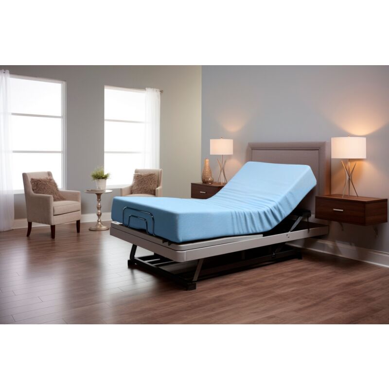 foto del prodotto xaluca materasso singolo medical 90x200 geriatrico con viscosa, altezza 20 cm, per letti articolati schiuma terapeutica rivestimento sfoderabile e