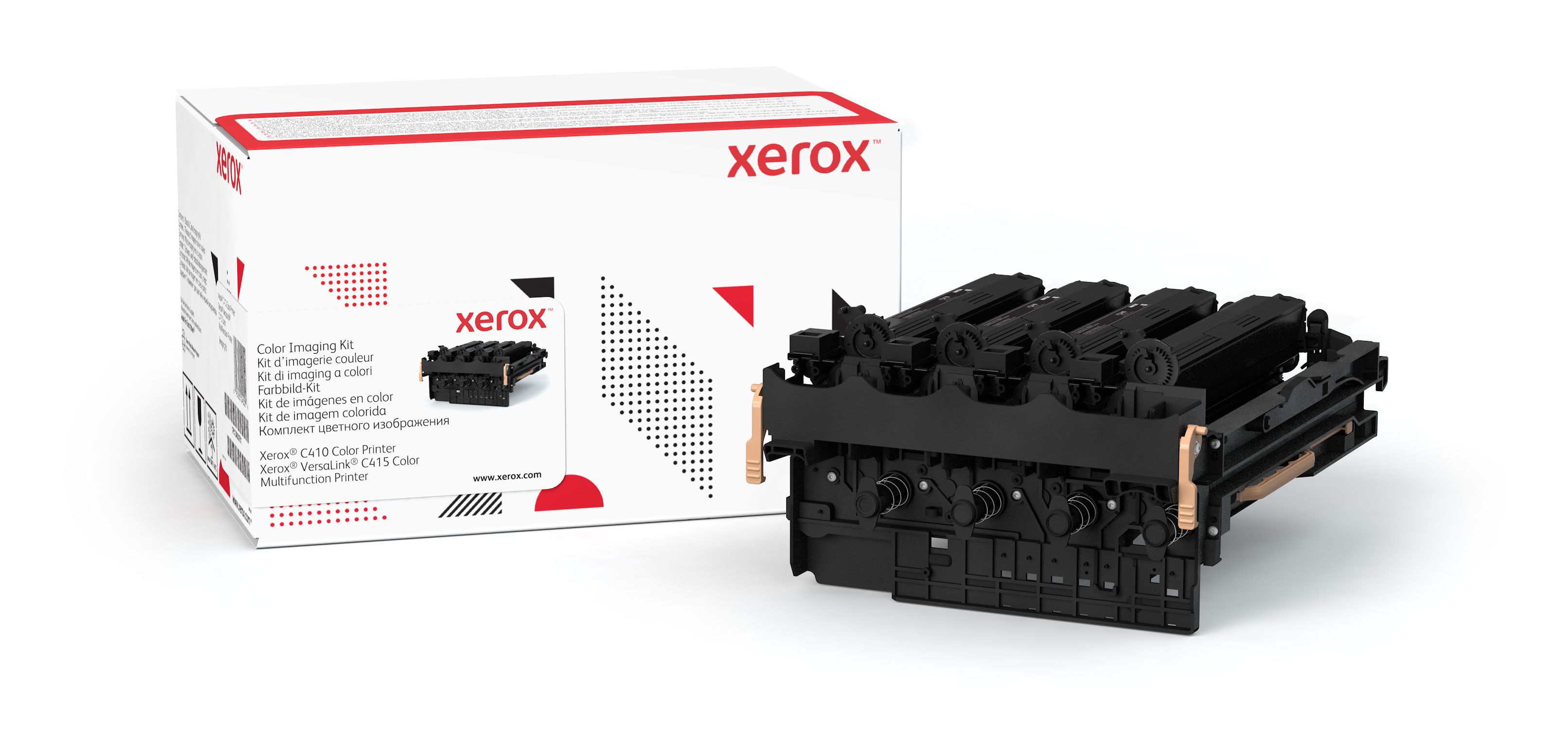 foto del prodotto xerox c320 c325, c410 c415 unit imaging nero e colori 125.000 stampe componente di lunga durata, di norma non richiesto 