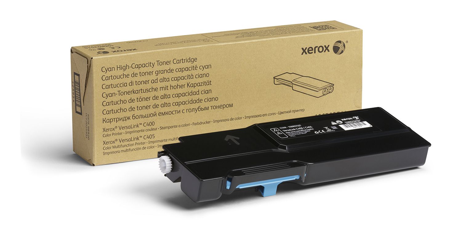foto del prodotto xerox cartuccia toner ciano a alta capacit da 4800 pagine per stampante a colori versalink c400 multifunzione a colori versalink c405 106r03518 