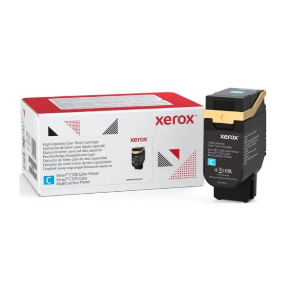 foto del prodotto xerox cartuccia toner ciano a alta capacit da 5500 pagine per stampante a colori c320 multifunzione a colori c325 006r04828 