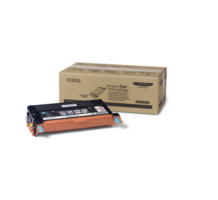 foto del prodotto xerox cartuccia toner ciano per phaser 6180 6180mfp 113r00723 