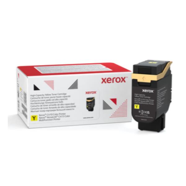 foto del prodotto xerox cartuccia toner giallo a alta capacit da 7000 pagine per stampante a colori c410 multifunzione a colori versalink c415 006r04688 