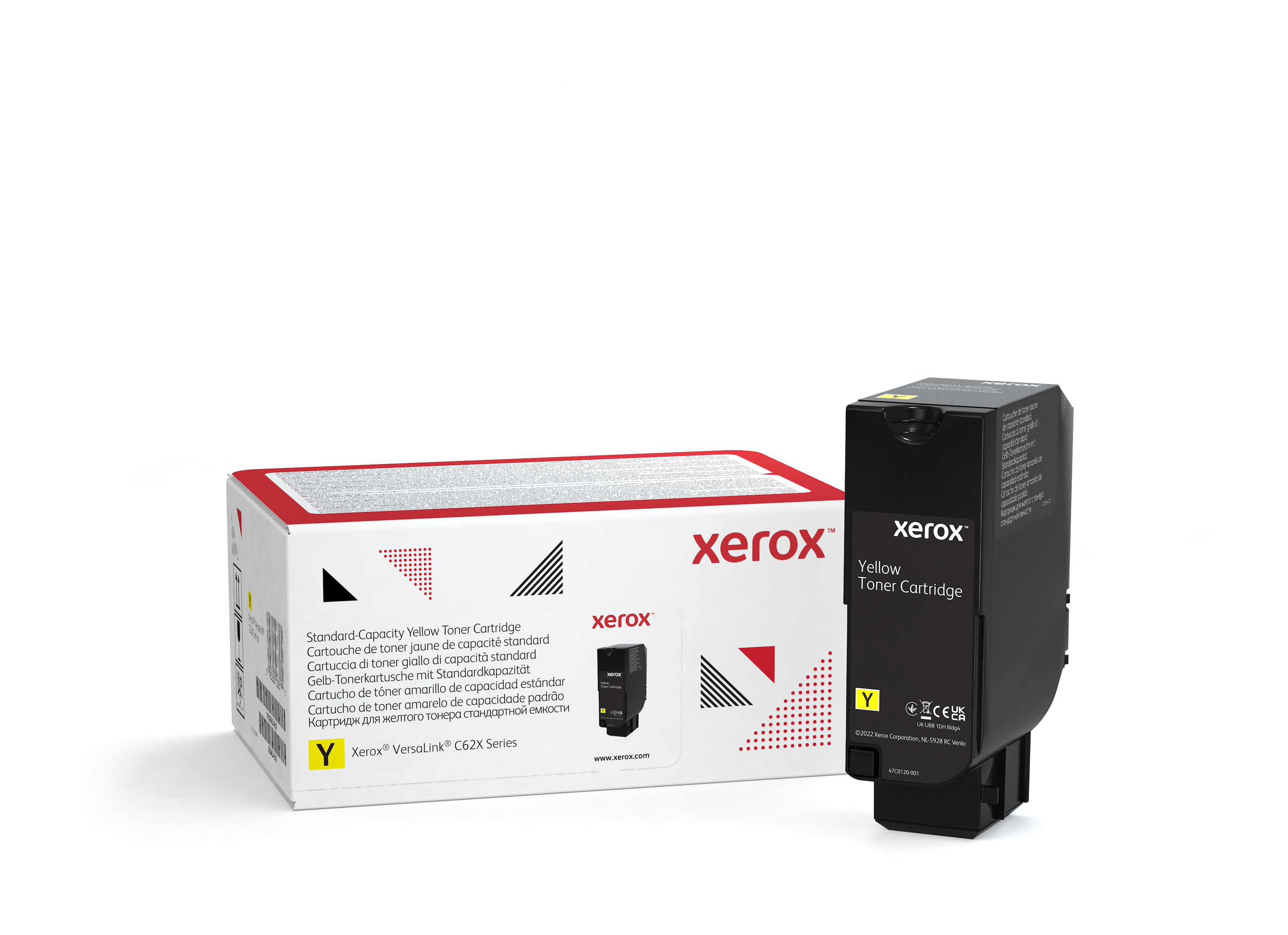 foto del prodotto xerox cartuccia toner giallo a capacit standard da 6000 pagine per stampante a colori versalink c620 multifunzione a colori versalink c625 006r04619 