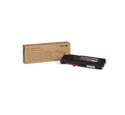 foto del prodotto xerox cartuccia toner magenta a capacit standard per phaser 6600, workcentre 6605