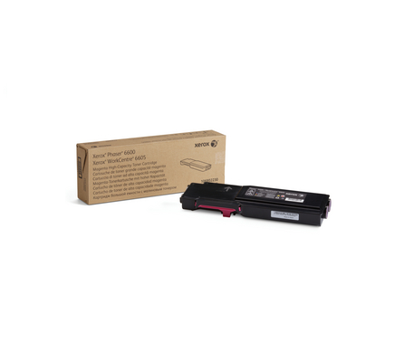 foto del prodotto xerox cartuccia toner magenta per phaser 6600, workcentre 6605