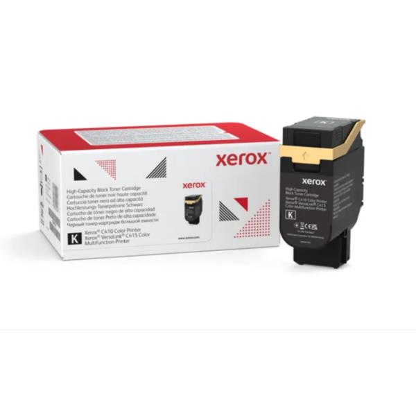 foto del prodotto xerox cartuccia toner nero a alta capacit da 10500 pagine per stampante a colori c410 multifunzione a colori versalink c415 006r04685 