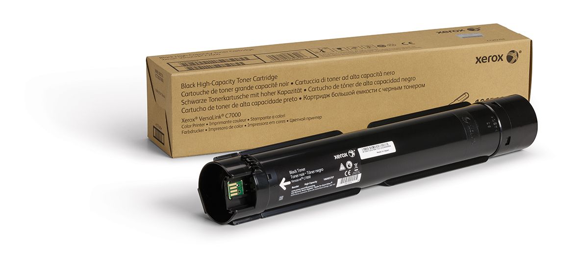 foto del prodotto xerox cartuccia toner nero a alta capacit da 10700 pagine per stampante a colori versalink c7000 106r03757 