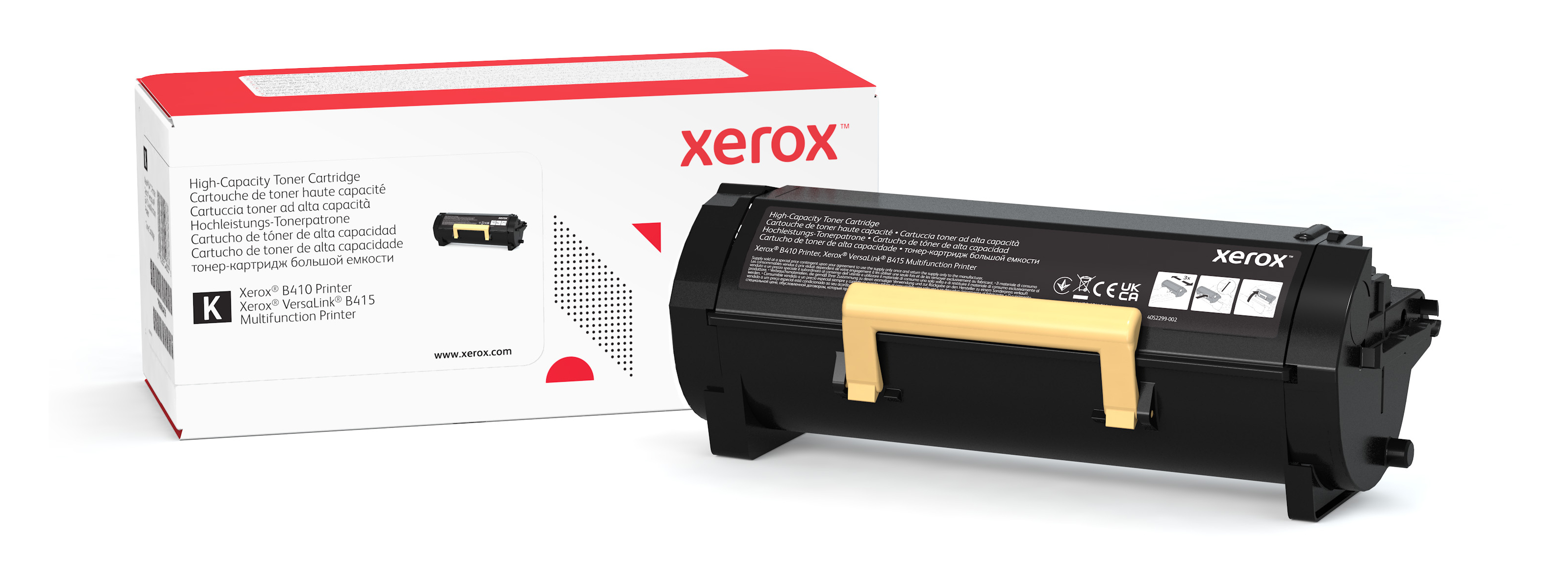 foto del prodotto xerox cartuccia toner nero a alta capacit da 14000 pagine per stampante b410 multifunzione versalink b415 006r04726 