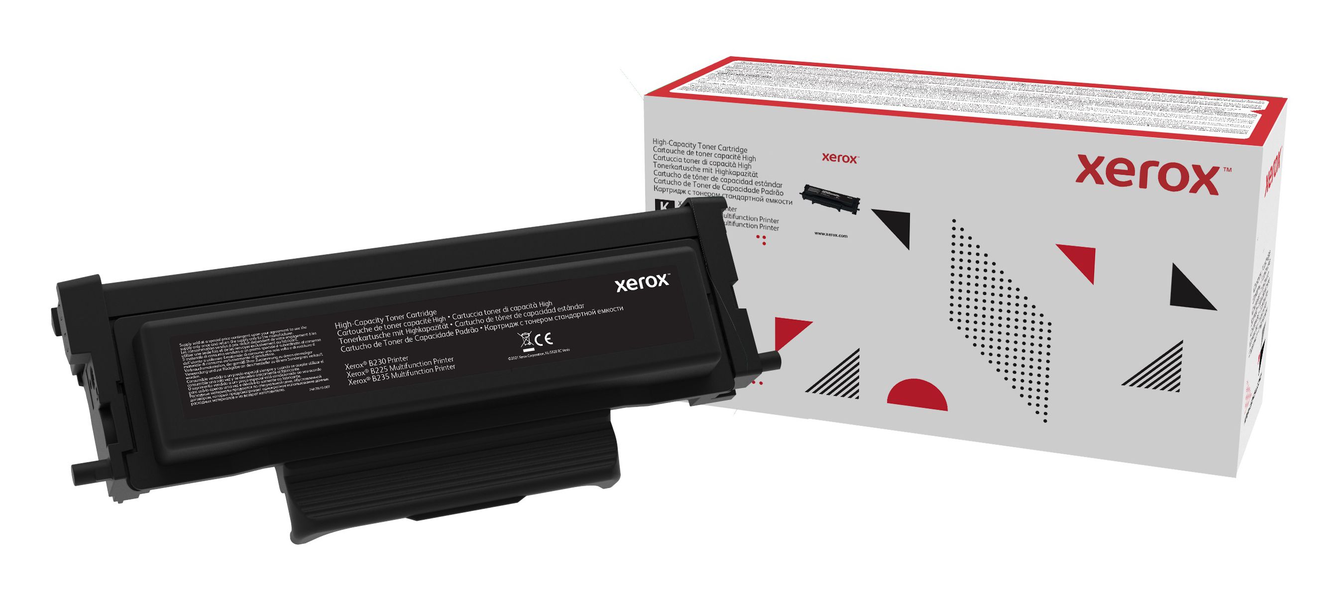 foto del prodotto xerox cartuccia toner nero a alta capacit da 3000 pagine per stampante b230, stampante multifunzione b225 b235 006r04400 