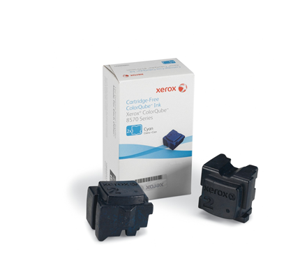 foto del prodotto xerox inchiostro solido in barrette ciano da 4400 pagine per colorqube 8570 8580 108r00931 