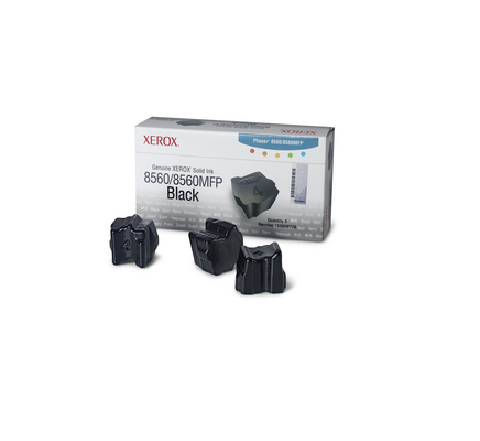 foto del prodotto xerox inchiostro solido in barrette nero da 3.400 pagine per phaser 8560 8560mfp 108r00726 