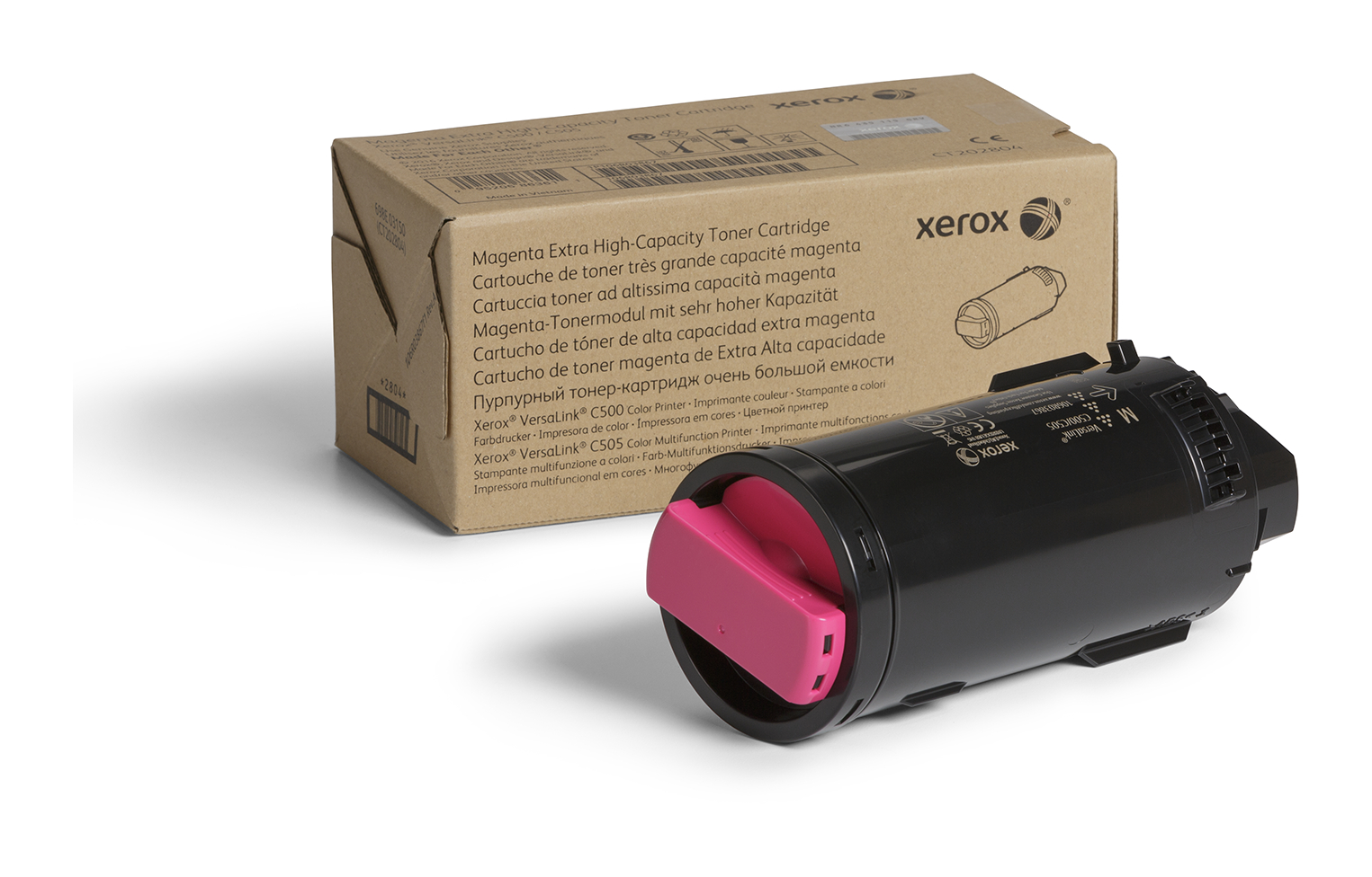 foto del prodotto xerox magenta toner cartridge metered f vlc500 vlc505 cartuccia toner originale