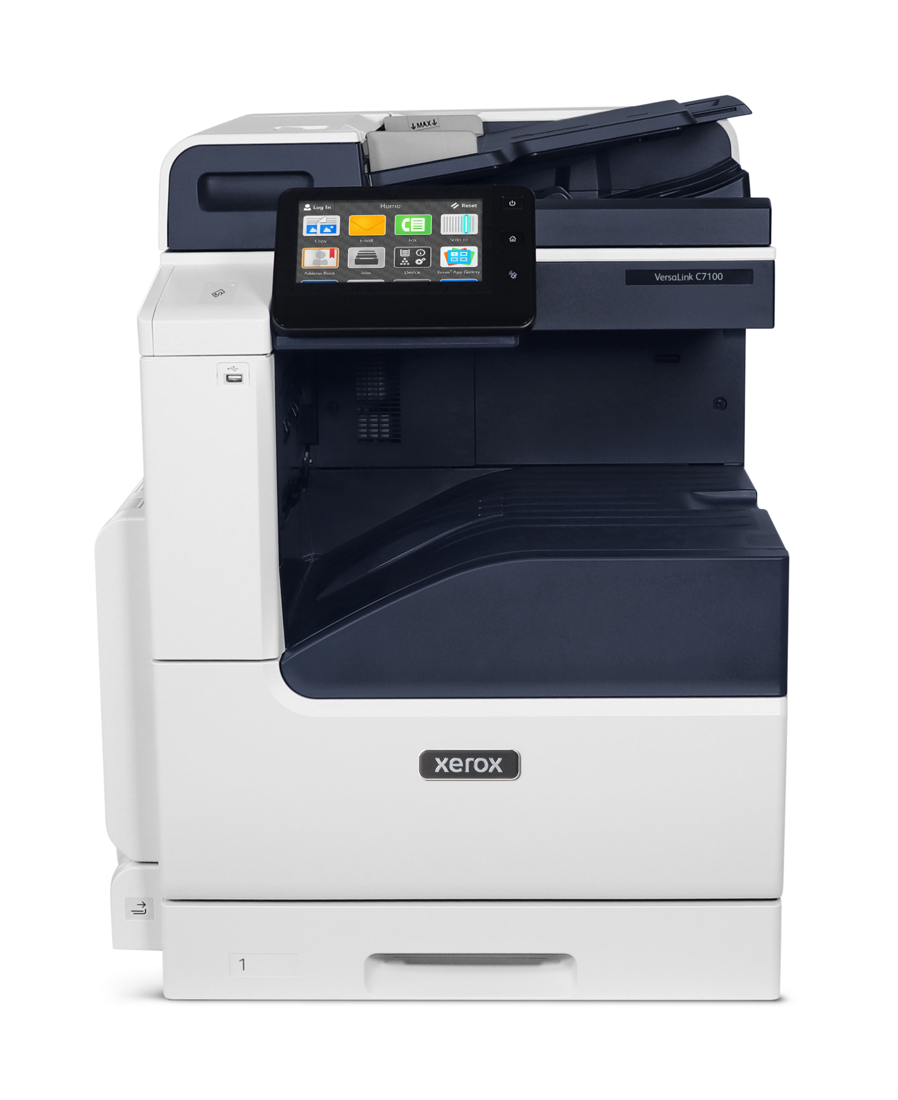 foto del prodotto xerox versalink c7130 a3 30 ppm fronte retro copia stampa scansione pcl5c 6 dadf 2 vassoi totale 620 fogli