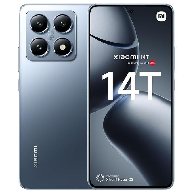 foto del prodotto xiaomi 14t 12 256gb 6.67 oled 144hz dual sim titan blue