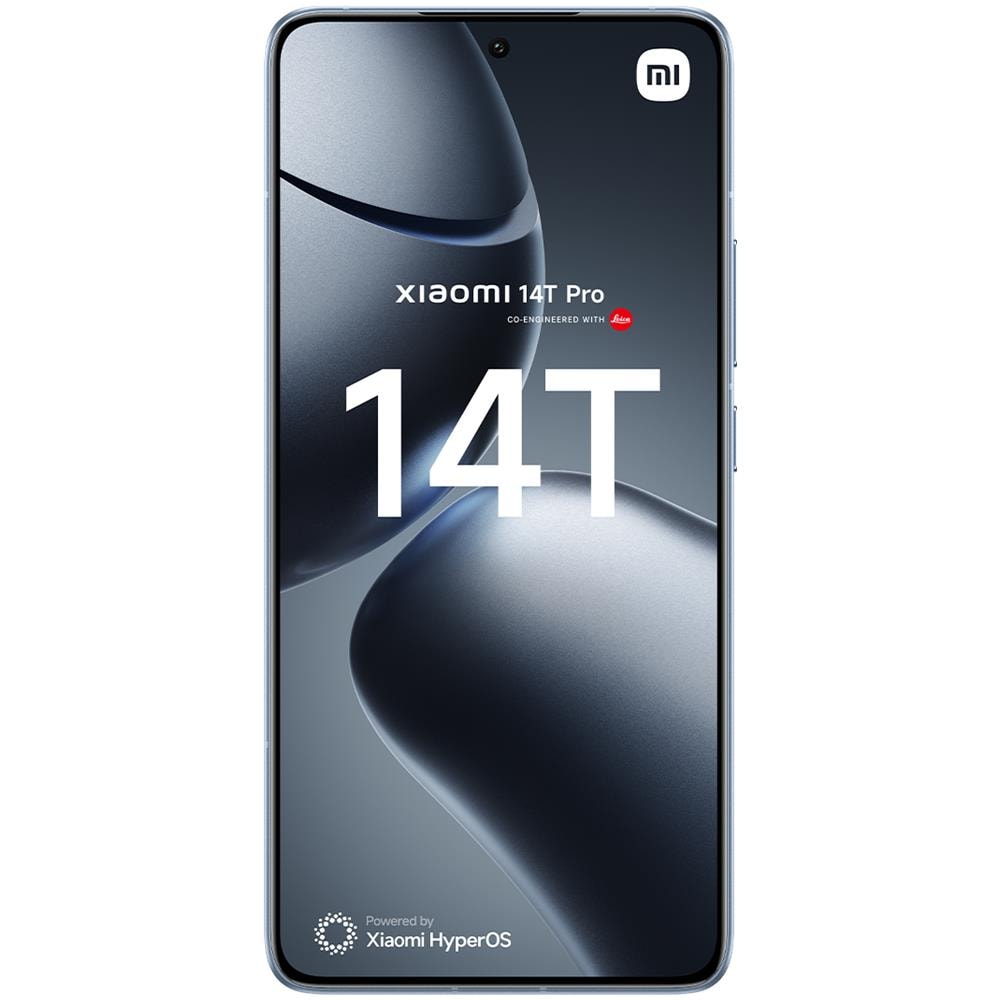 foto del prodotto xiaomi 14t pro 5g 512gb 12gb ram diplay 6.67 2712x1220 fot 50 mp 5000 mah titan blue