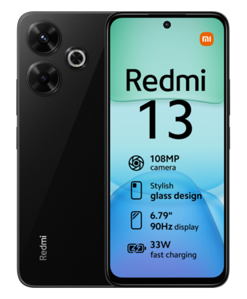 foto del prodotto xiaomi redmi 13 nfc 6 128gb ds midnight black