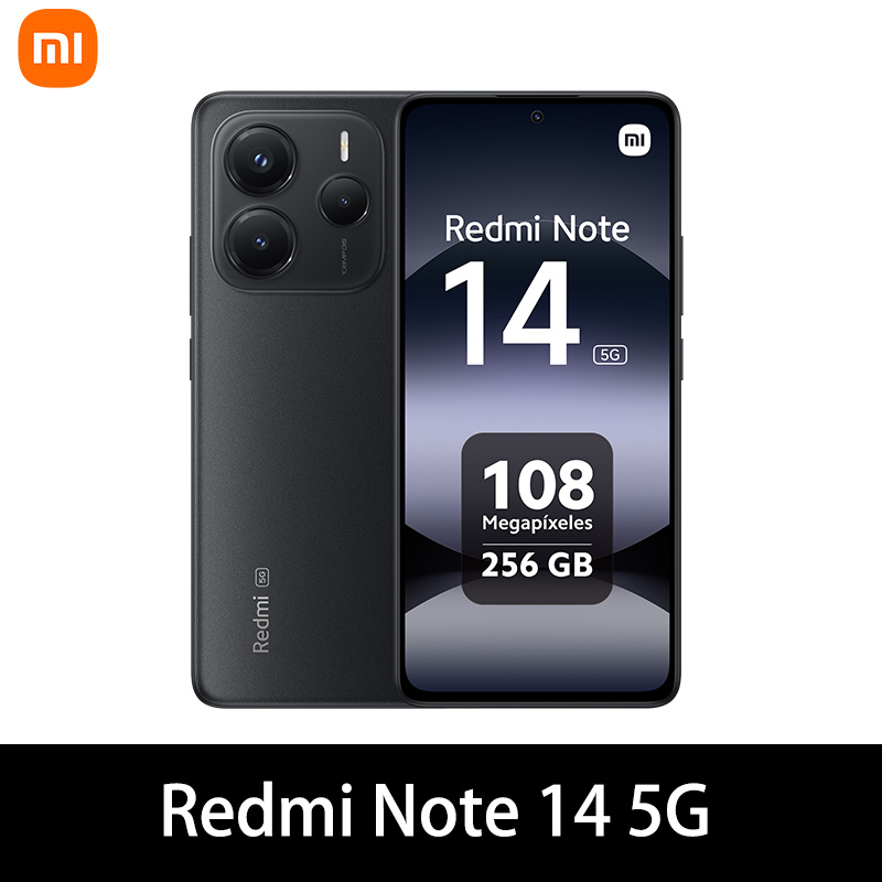 foto del prodotto xiaomi redmi note 14 5g nfc, mediatek dimensity 7025-ultra, fotocamera 108mp, batteria 5110mah, caricabatterie non incluso