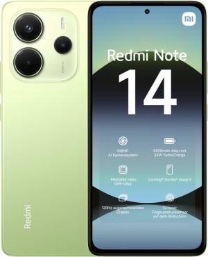 foto del prodotto xiaomi redmi note 14 6 128gb 6.67 4g lime green eu