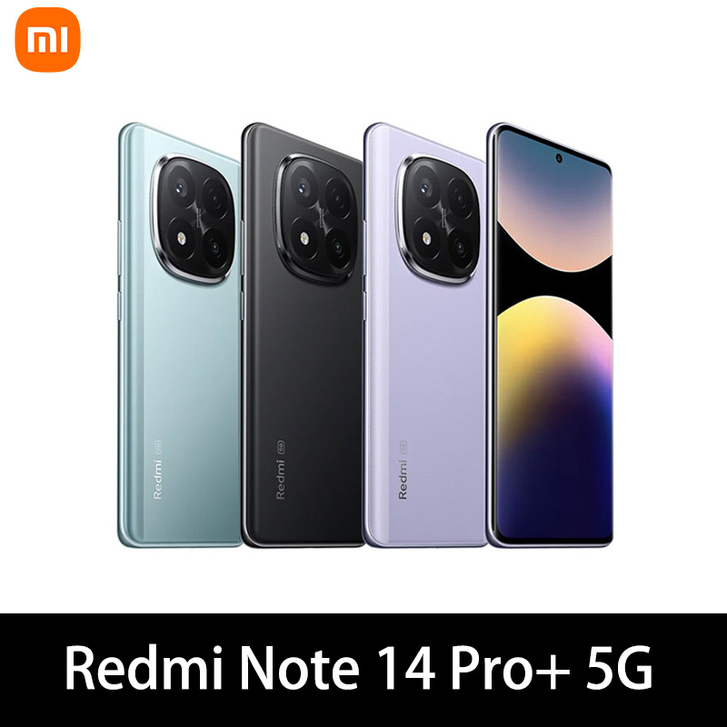 foto del prodotto xiaomi redmi note 14 pro plus 5g nfc, display amoled snapdragon 7s gen 3,6.67 1.5k, fotocamera da 200 mp, batteria da 5110 mah,caricabatterie non incluso