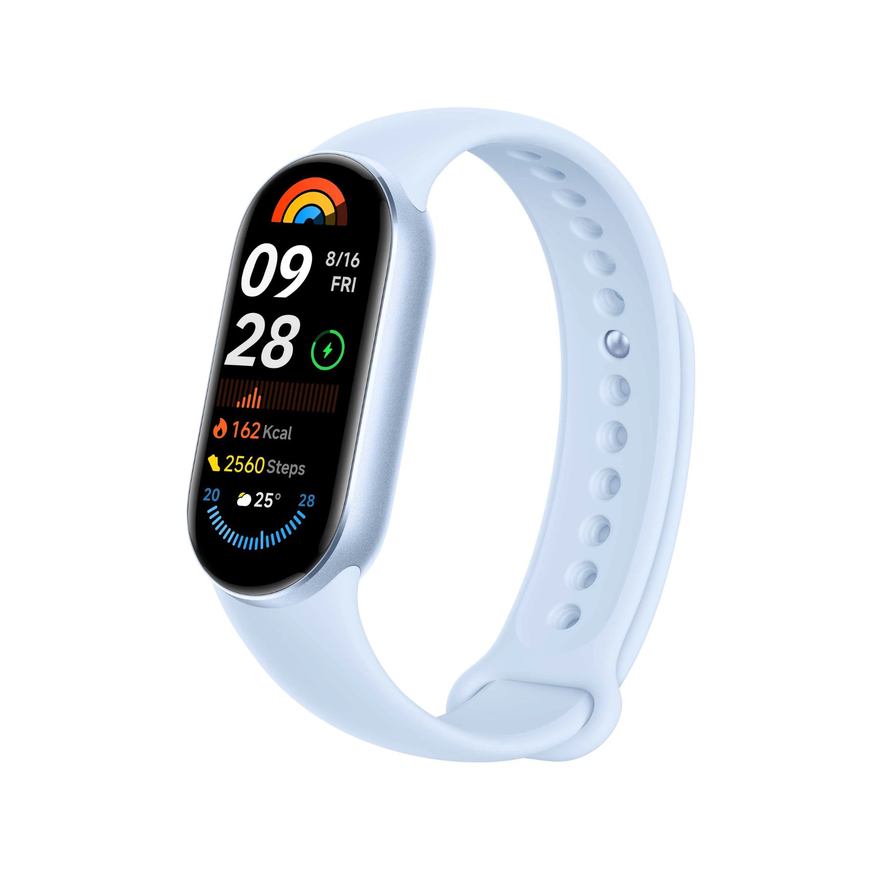 foto del prodotto xiaomi smart band 9 arctic blue bhr8346gl