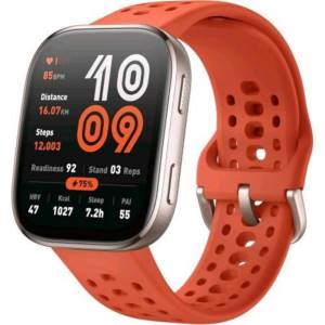 foto del prodotto xiaomi smartwatch amazfit bip 6 chiamata vocale bt red