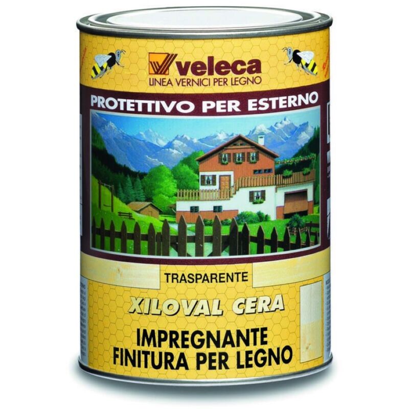 foto del prodotto xiloval cera noce medio litri 1 veleca veleca