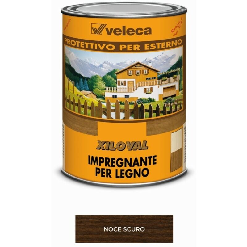 foto del prodotto xiloval noce scuro litri 1 veleca veleca