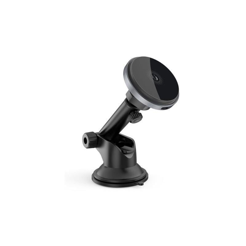 foto del prodotto xo caricatore magnetico wireless qi ricarica fino a 15w rilevamento di oggetti metallici colore nero