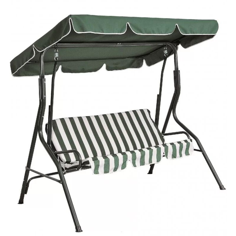 foto del prodotto xone dondolo da giardino 3 posti ipanema 170 x 110 x 153cm colore verde
