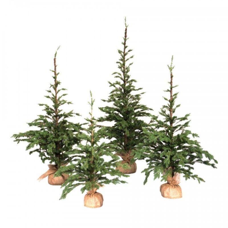 foto del prodotto xone - pinetto h150cm real touch - base yuta - albero di natale natalizio mod.vivaio