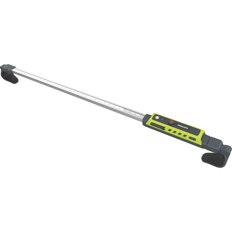 foto del prodotto xperion 6000 bonnet, lampada led ricaricabile sottocofano, luce da lavoro professionale in alluminio, dimmerabile fino a 1.200 lumen, rilevatore di