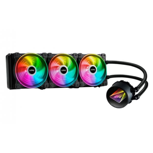 foto del prodotto xpg levante x 360 processore kit di raffreddamento a liquido 12 cm nero