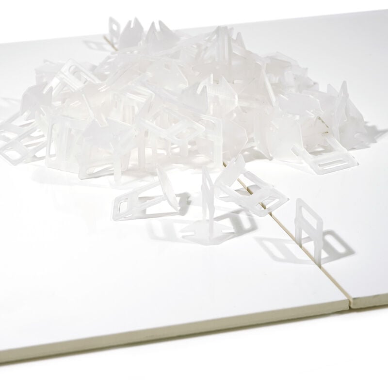 foto del prodotto xpotool distanziatori livellanti 800 linguette 1,0mm per livellamento piastrelle