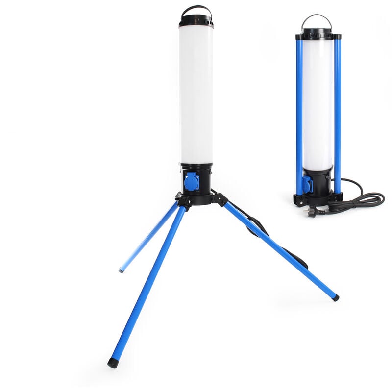 foto del prodotto xpotool lampada led da lavoro con treppiede 100w luce a 360 10.000 lumen faro da cantiere