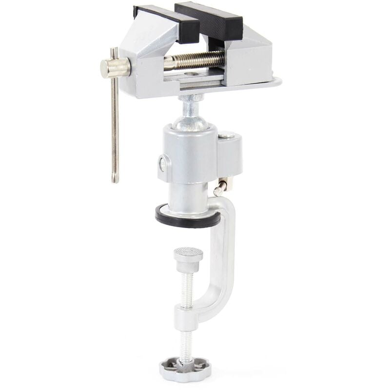 foto del prodotto xpotool mini morsa da banco girevole a 360 alluminio 50 mm
