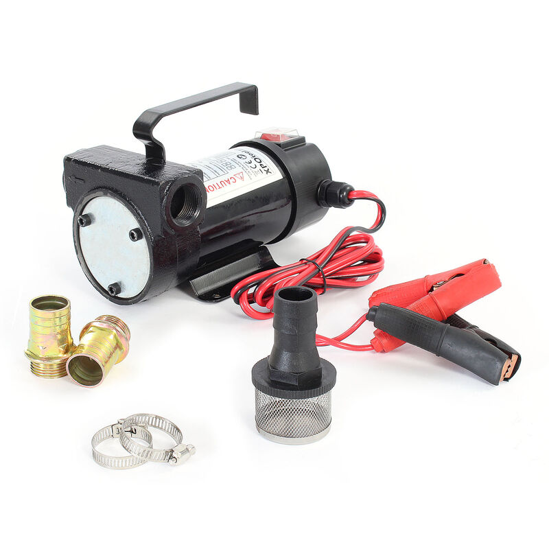 foto del prodotto xpotool pompa diesel elettrica 2400 l h con autoadescante per carburante, olio, gasolio ecc.
