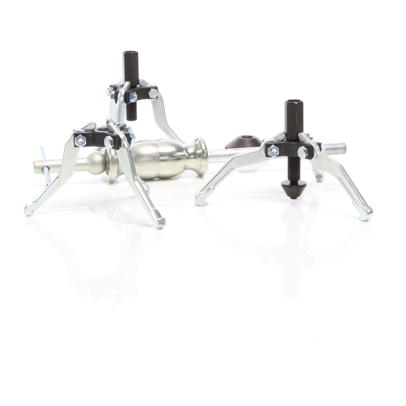 foto del prodotto xpotool set 5 pezzi estrattori a 3 bracci per cuscinetti interni ed esterni con martello scorrevole