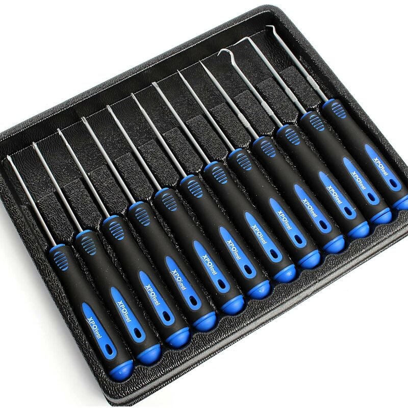 foto del prodotto xpotool set cacciaviti di precisione 12 pz con punte a uncino, taglio e croce