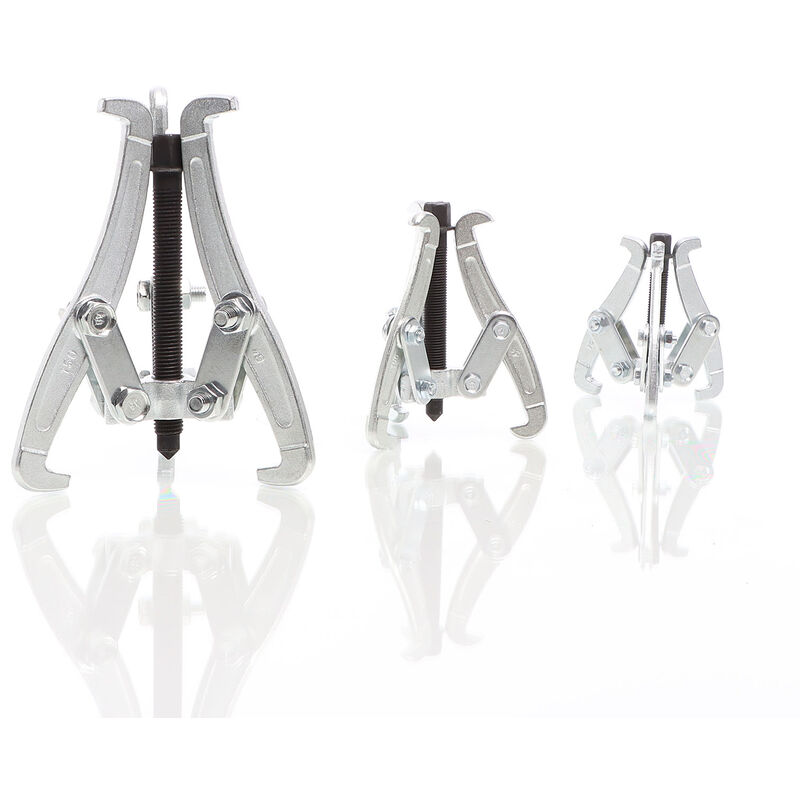 foto del prodotto xpotool set di 3 estrattori 75 100 150 mm estrattore esterno interno a 3 bracci per cuscinetti