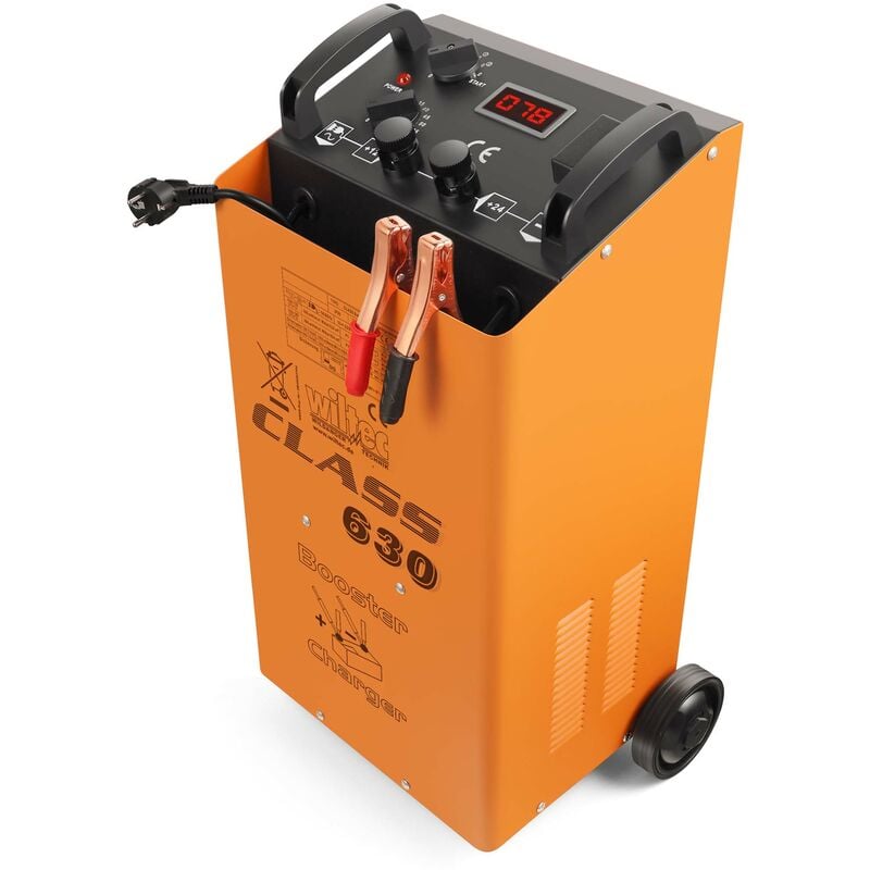 foto del prodotto xpotool wiltec caricabatterie 12v e 24v boost 630 caricatore per batterie piombo acido agm
